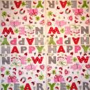 054 Glück - 1-ply (Crinkle/Spots) - Waved Edge